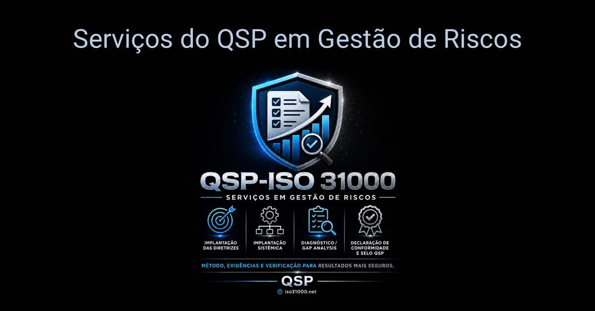 Serviços do QSP em Gestão de Riscos_ISO 31000 Serviços do QSP em Gestão de Riscos - ISO 31000
