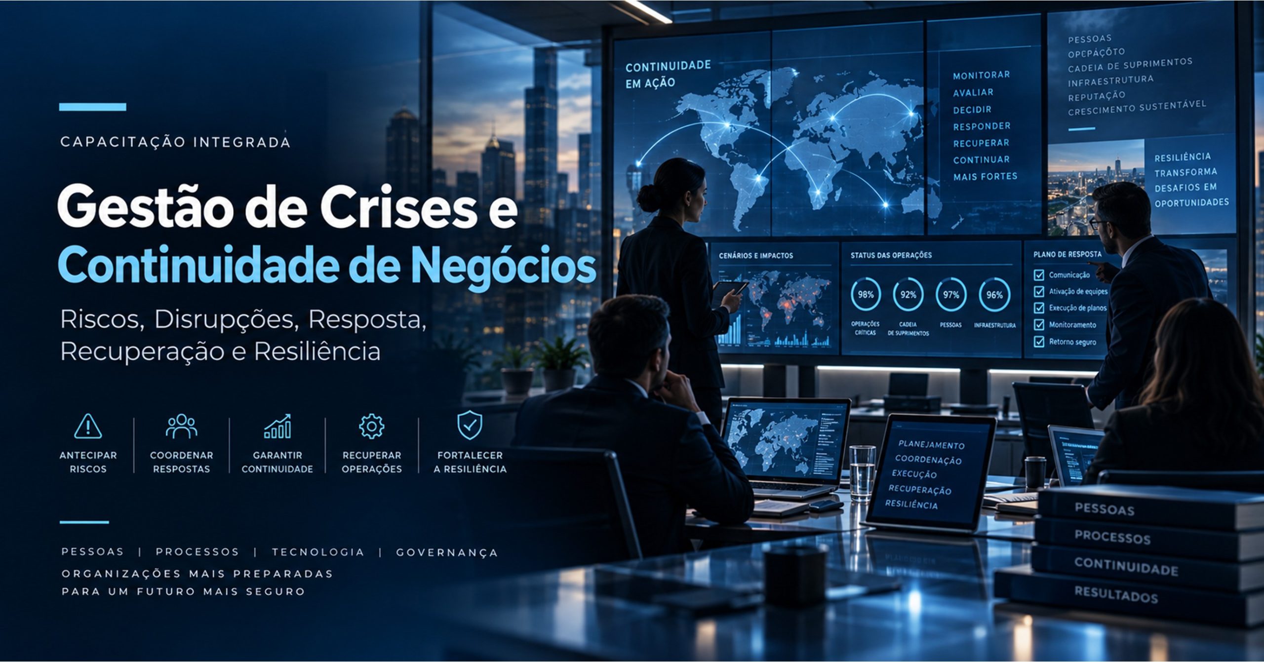 Novo Curso Gestão de Crises e Continuidade de Negócios do QSP